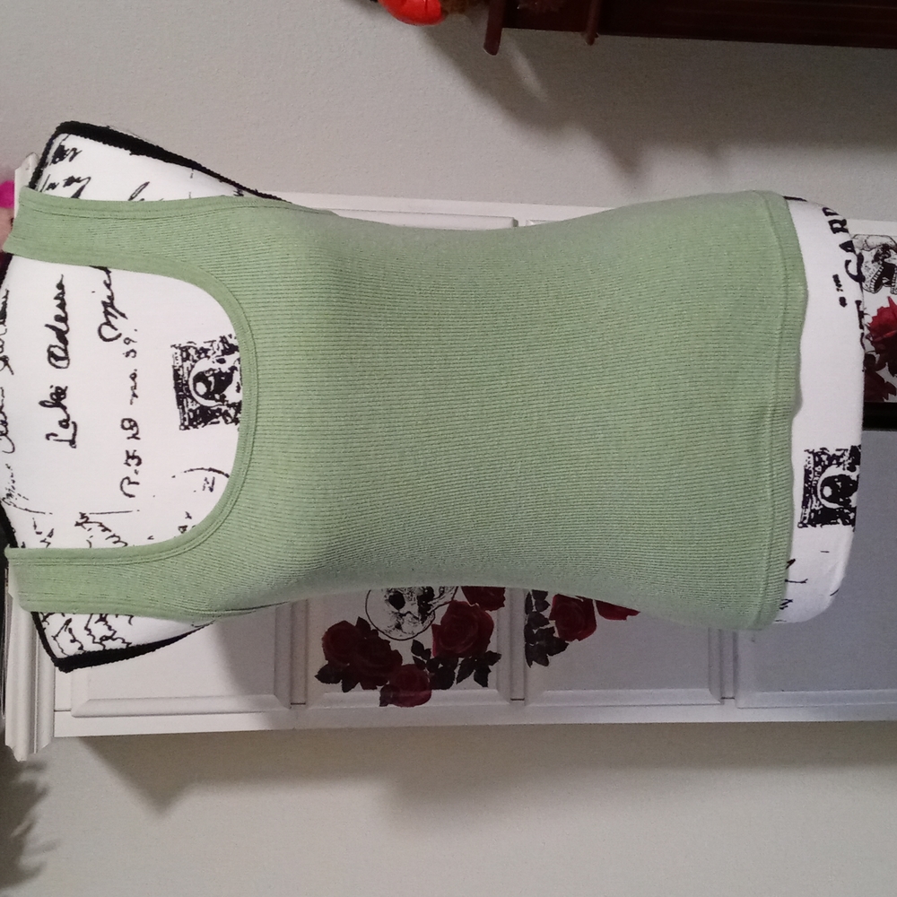 Light green tank top